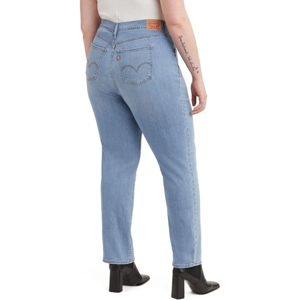 Levi's 724 High Rise Straight Jeans Size 31 - Medium Indigo - Picture 2 of 9
